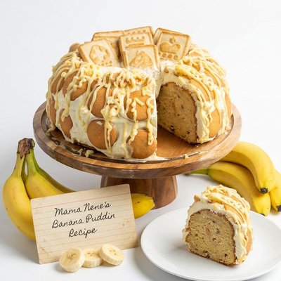 Banana Puddin Bundt Cake 