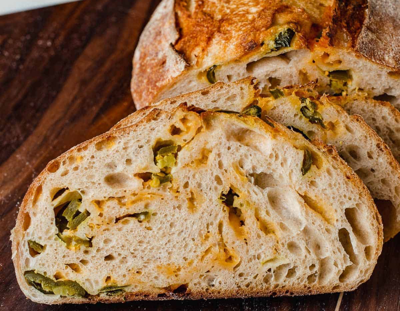 Artisan Sourdough (Apple cinnamon, Cheddar Jalepeno, 3 Cheese, Rosemary Garlic)