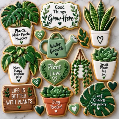 Home Plants Cookie Set