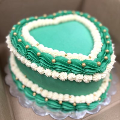 Heart Shape 2 Layer 9in Cake 