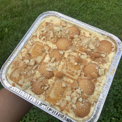 Half Pan Of Banana Pudding