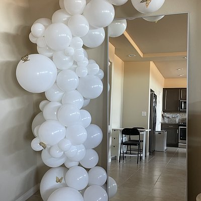 Dramatic Organic Balloon Garland