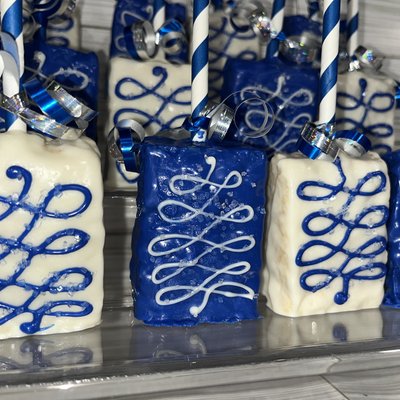 Dozen Drizzled/Dipped Rice Krispies 
