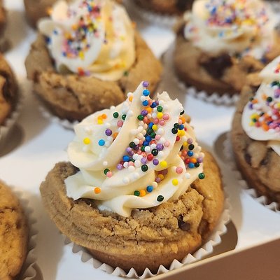 Cookie Cups with Buttercream Icing
