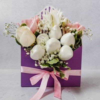 Strawberry Floral Envelope