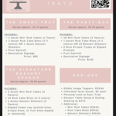 Dessert Trays