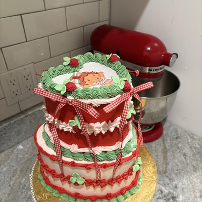 2 Tiered Heart Cake