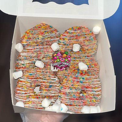 🌈 Fruity Pebbles Chocolate-Covered Pineapples🍍 