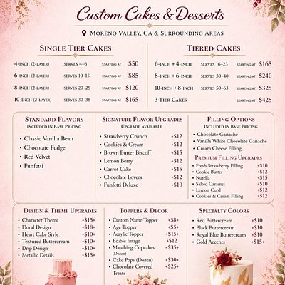 Custom Cakes