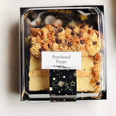 🥜🍫“Butchered”-Finger Cake Slices🍫🥜