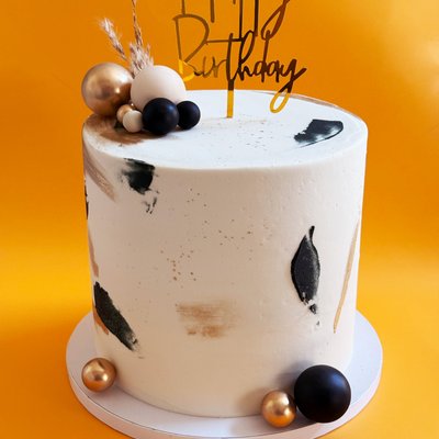 8” Triple Layer Round Cake 30/40 Servings