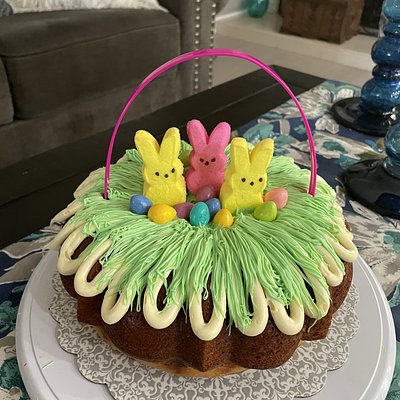 Easter Bunny Bundt Cake