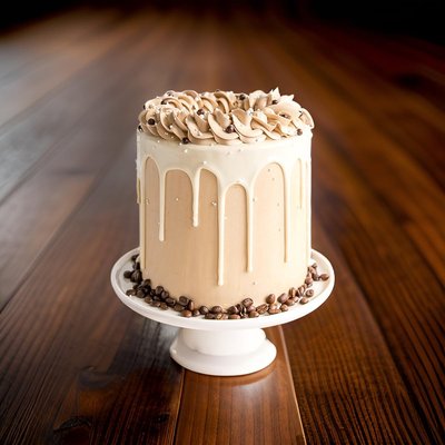 French Mocha Cake with Mocha Frosting