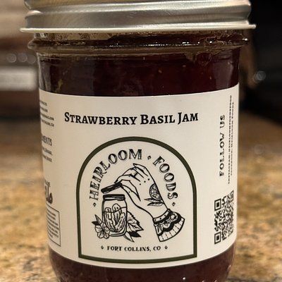 Strawberry Basil Jam | Heirloom Foods