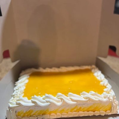 Mango Sheet Cake 9x12size