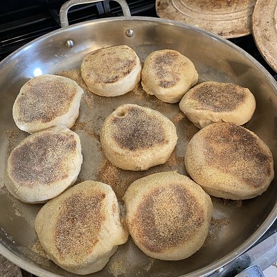 Sourdough English Muffins 4