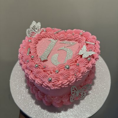 6 Inch Heart Cake