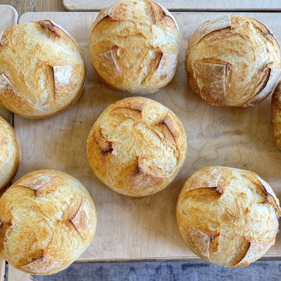 Sourdough Bread Bowls Mini Loaves (4) 