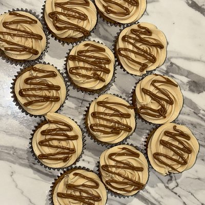 White Chocolate Biscoff Cupcakes