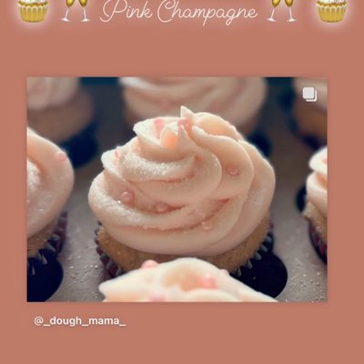 Pink Champagne Cupcakes
