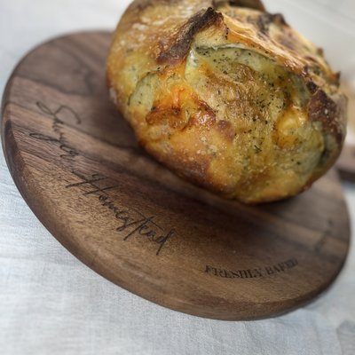 Pesto Rella Sourdough Bread