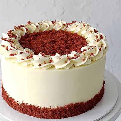 Red Velvet Cake With Cream Cheese 