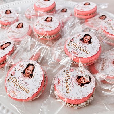 Alfajores Party Favors w/ Personalized Stickers (40 ct)