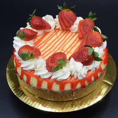 8” Strawberry Cheesecake 