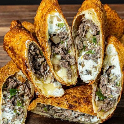 Philly Cheesesteak Eggrolls 