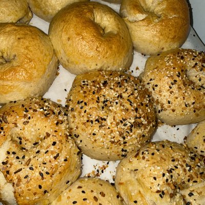 Sourdough Bagels