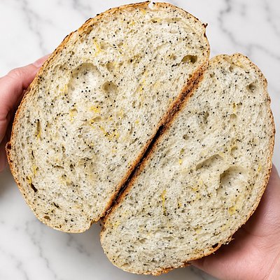 Sugared lemon-lavender With Poppyseed 