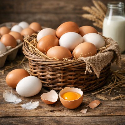 1-Dozen Farm Fresh Eggs