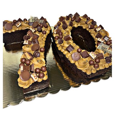 12 Inch Double Digit Number Cakes