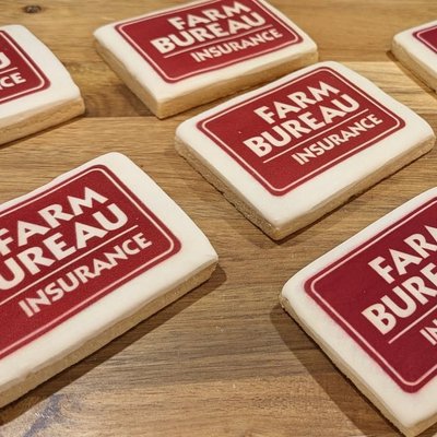 Custom Logo Cookies 