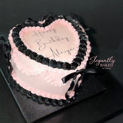 6 Inch 2 Layer Heart Cake 