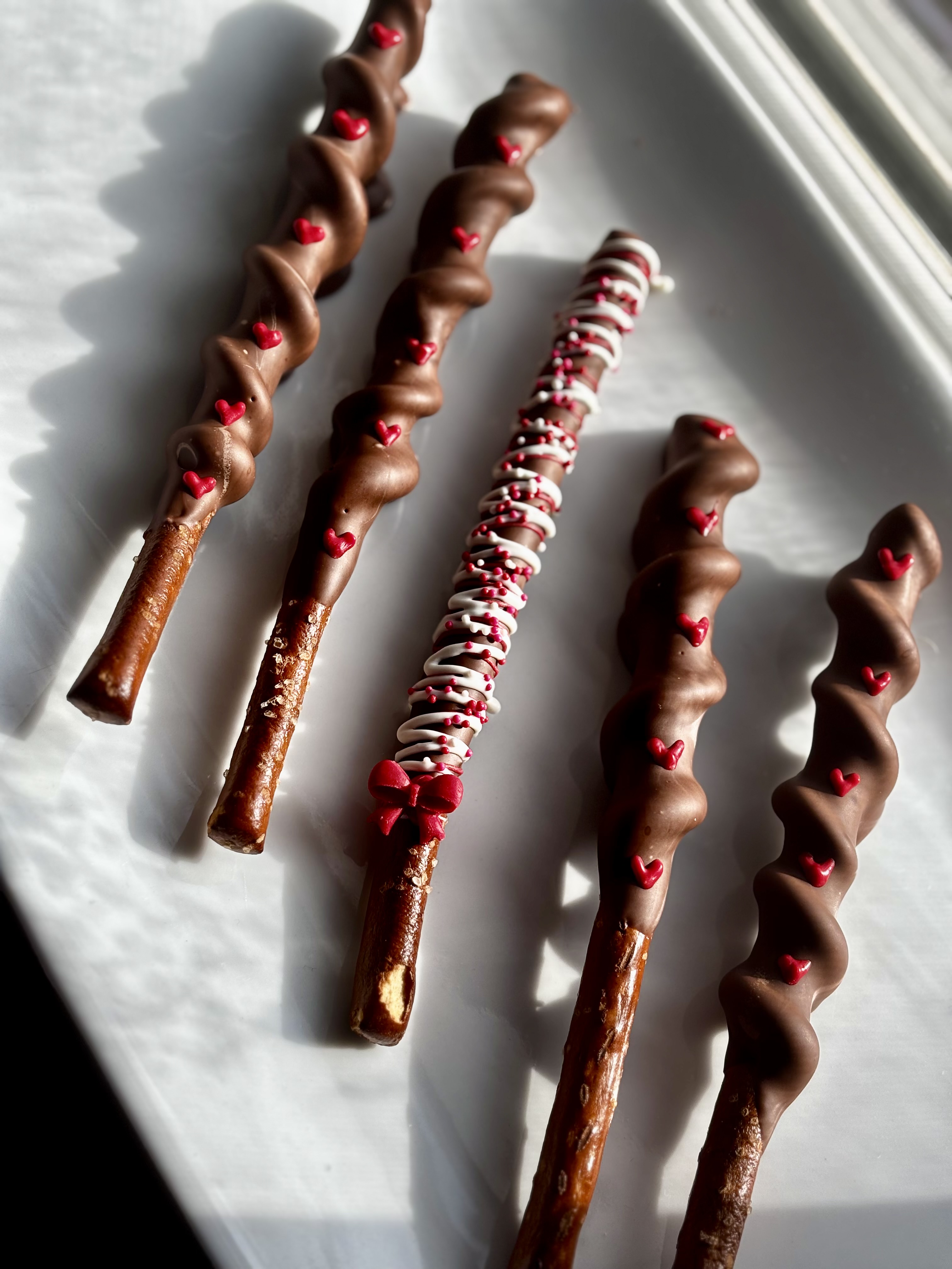 Chocolate Covered Pretzel Rods