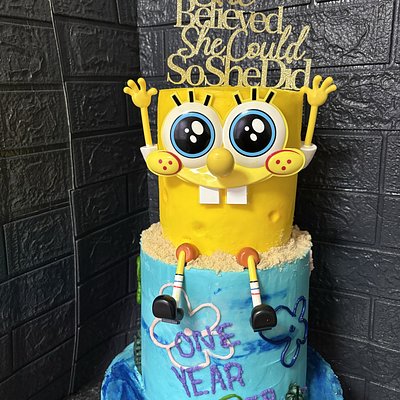 Customized (2 Tier) Cake 6/8” feeds About 40 (also Available In Other Sizes) 