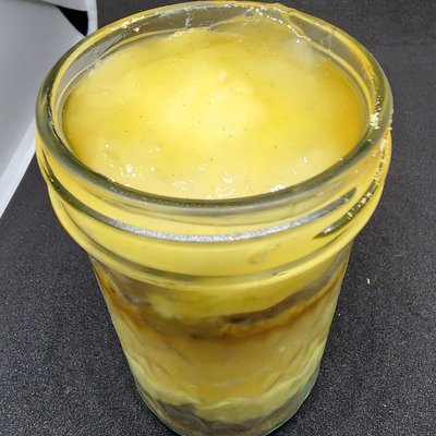 Apple Carmel Cheesecake In A Jar