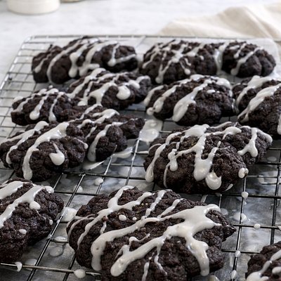Glazed Hot Cocoa  Spritz Cookies
