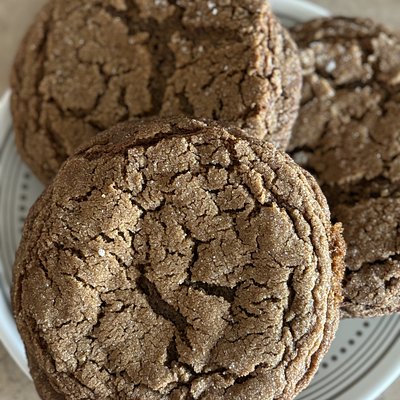 Large Ginger Molasses Cookies