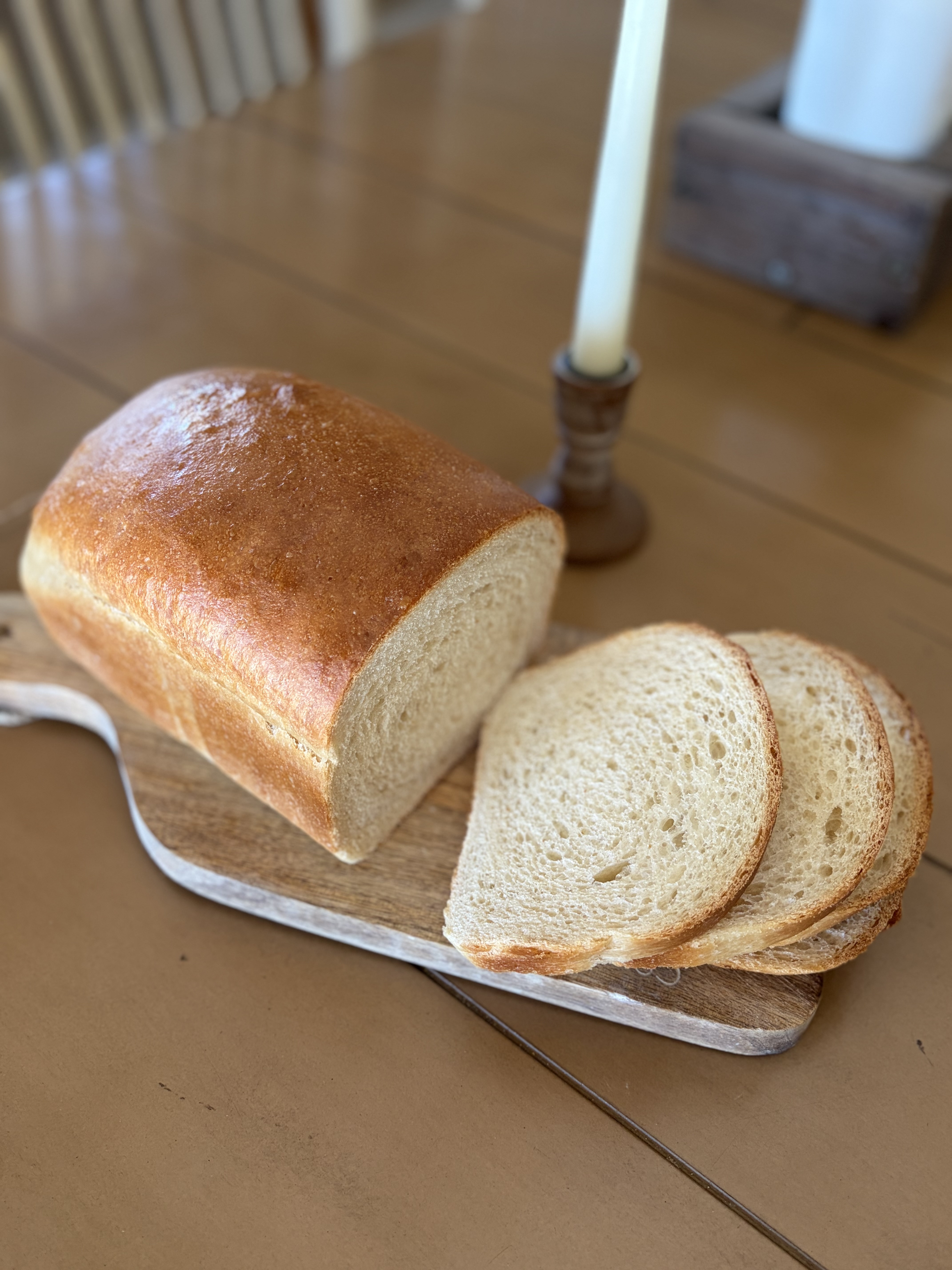 Soft Sourdough Sandwich Bread