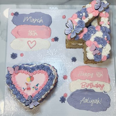 Number Cake Boards