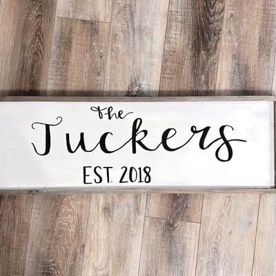 Wooden Sign 