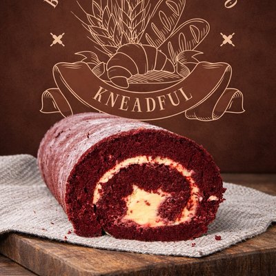 Red Velvet Cream Cheese Roll 