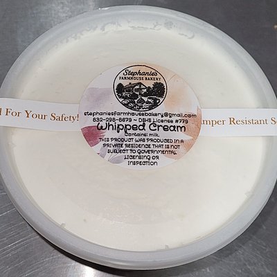 Whipped Cream 16 oz