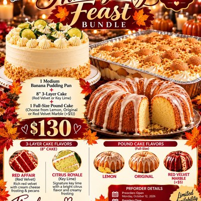 The SugaLady’s Thanksgiving Feast 