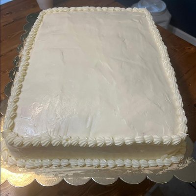 1/2 Sheet Cake 