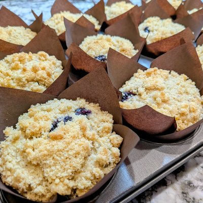 Lemon Blueberry Muffins (6) 🌿
