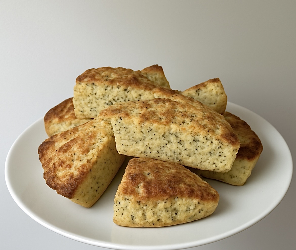 Sourdough Lemon Poppyseed Scones- 4 Pack