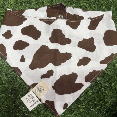 Extra Large Brown Cow Print